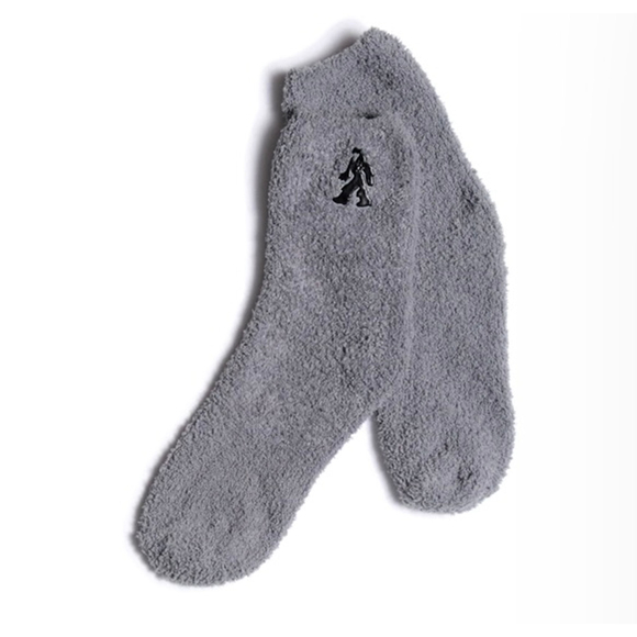 Unbranded Accessories - New Slipper Fuzzy Yeti Socks, Unisex Grey and Brown